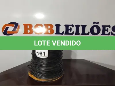 LOTE 161 - 01 ROLO DE FIO COAXIAL. (NO ESTADO) ATENÇÃO! FAZER A VISITAÇÃO ANTES DE ARREMATAR, NÃO SABEMOS SE FUNCIONA, LEILÃO NÃO TEM GARANTIA E NEM DEVOLUÇÃO, SUJEITO A POSSÍVEIS AVARIAS VISÍVEIS/OCULTAS E/OU AUSÊNCIA DE COMPONENTES.