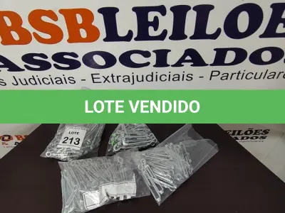 LOTE 213 - 01 LOTE COM GRANDE QUANTIDADE DE ESTICADORES. (NO ESTADO) ATENÇÃO! FAZER A VISITAÇÃO ANTES DE ARREMATAR, NÃO SABEMOS SE FUNCIONA, LEILÃO NÃO TEM GARANTIA E NEM DEVOLUÇÃO, SUJEITO A POSSÍVEIS AVARIAS VISÍVEIS/OCULTAS E/OU AUSÊNCIA DE COMPONENTES.