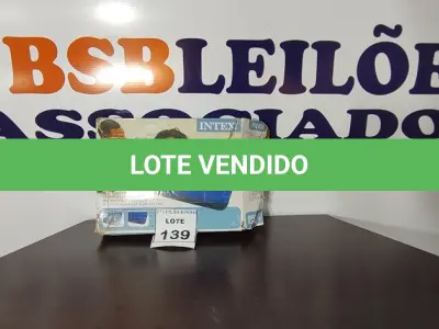 LOTE 139 - 01 COLCHÃO INFLÁVEL DE CASAL. (NO ESTADO) ATENÇÃO! FAZER A VISITAÇÃO ANTES DE ARREMATAR, NÃO SABEMOS SE FUNCIONA, LEILÃO NÃO TEM GARANTIA E NEM DEVOLUÇÃO, SUJEITO A POSSÍVEIS AVARIAS VISÍVEIS/OCULTAS E/OU AUSÊNCIA DE COMPONENTES.