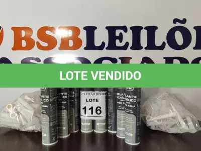 LOTE 116 - 16 SELANTES ACRÍLICOS. (NO ESTADO) ATENÇÃO! FAZER A VISITAÇÃO ANTES DE ARREMATAR, NÃO SABEMOS SE FUNCIONA, LEILÃO NÃO TEM GARANTIA E NEM DEVOLUÇÃO, SUJEITO A POSSÍVEIS AVARIAS VISÍVEIS/OCULTAS E/OU AUSÊNCIA DE COMPONENTES.