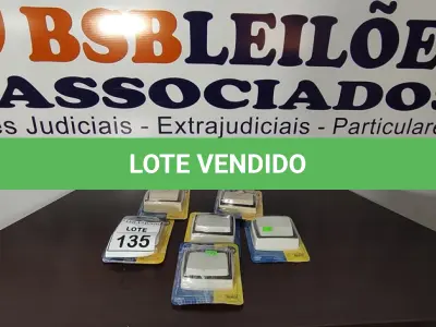 LOTE 135 - 06 ACABAMENTOS PARA VÁLVULA DE DESCARGAS. (NO ESTADO) ATENÇÃO! FAZER A VISITAÇÃO ANTES DE ARREMATAR, NÃO SABEMOS SE FUNCIONA, LEILÃO NÃO TEM GARANTIA E NEM DEVOLUÇÃO, SUJEITO A POSSÍVEIS AVARIAS VISÍVEIS/OCULTAS E/OU AUSÊNCIA DE COMPONENTES.
