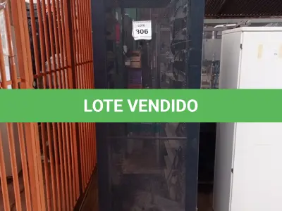 LOTE 306 - 01 RACK DE FERRO. (NO ESTADO) ATENÇÃO! FAZER A VISITAÇÃO ANTES DE ARREMATAR, NÃO SABEMOS SE FUNCIONA, LEILÃO NÃO TEM GARANTIA E NEM DEVOLUÇÃO, SUJEITO A POSSÍVEIS AVARIAS VISÍVEIS/OCULTAS E/OU AUSÊNCIA DE COMPONENTES.