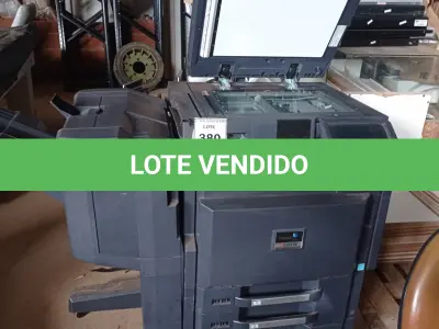 LOTE 380 - 01 COPIADORA TASKALFA 4501I MARCA KYOCERA. (NO ESTADO) ATENÇÃO! FAZER A VISITAÇÃO ANTES DE ARREMATAR, NÃO SABEMOS SE FUNCIONA. LEILÃO NÃO TEM GARANTIA E NEM DEVOLUÇÃO, SUJEITO A POSSÍVEIS AVARIAS VISÍVEIS/OCULTAS E/OU AUSÊNCIA DE COMPONENTES.