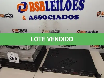 LOTE 285 - 02 APARELHOS DE DVD MARCAS DIVERSAS 01 TOCA CD MARCA SONNY E 01 MODULADOR DE VIDEO E ÁUDIO. (NO ESTADO) ATENÇÃO! FAZER A VISITAÇÃO ANTES DE ARREMATAR, NÃO SABEMOS SE FUNCIONA, LEILÃO NÃO TEM GARANTIA E NEM DEVOLUÇÃO, SUJEITO A POSSÍVEIS AVARIAS VISÍVEIS/OCULTAS E/OU AUSÊNCIA DE COMPONENTES.