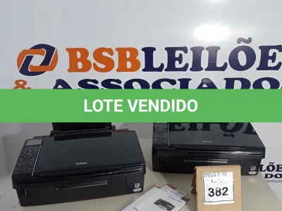 LOTE 382 - 02 IMPRESSORAS MODELO TX410 MARCA EPSON. (NO ESTADO) ATENÇÃO! FAZER A VISITAÇÃO ANTES DE ARREMATAR, NÃO SABEMOS SE FUNCIONA, LEILÃO NÃO TEM GARANTIA E NEM DEVOLUÇÃO, SUJEITO A POSSÍVEIS AVARIAS VISÍVEIS/OCULTAS E/OU AUSÊNCIA DE COMPONENTES.