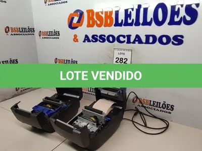 LOTE 282 - 02 IMPRESSORAS PARA CUPOM MARCA DIABOLD. (NO ESTADO) ATENÇÃO! FAZER A VISITAÇÃO ANTES DE ARREMATAR, NÃO SABEMOS SE FUNCIONA, LEILÃO NÃO TEM GARANTIA E NEM DEVOLUÇÃO, SUJEITO A POSSÍVEIS AVARIAS VISÍVEIS/OCULTAS E/OU AUSÊNCIA DE COMPONENTES.