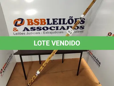 LOTE 002 - 05 VARAS DE BAMBU. (NO ESTADO) ATENÇÃO! FAZER A VISITAÇÃO ANTES DE ARREMATAR, NÃO SABEMOS SE FUNCIONA, LEILÃO NÃO TEM GARANTIA E NEM DEVOLUÇÃO, SUJEITO A POSSÍVEIS AVARIAS VISÍVEIS/OCULTAS E/OU AUSÊNCIA DE COMPONENTES.