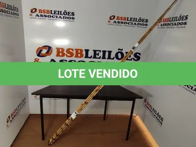 LOTE 022 - 05 VARAS DE BAMBU. (NO ESTADO) ATENÇÃO! FAZER A VISITAÇÃO ANTES DE ARREMATAR, NÃO SABEMOS SE FUNCIONA, LEILÃO NÃO TEM GARANTIA E NEM DEVOLUÇÃO, SUJEITO A POSSÍVEIS AVARIAS VISÍVEIS/OCULTAS E/OU AUSÊNCIA DE COMPONENTES.