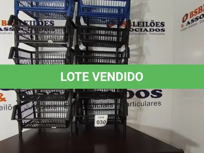 LOTE 030 - 10 CESTAS ORGANIZADORAS EM. (NO ESTADO) ATENÇÃO! FAZER A VISITAÇÃO ANTES DE ARREMATAR, NÃO SABEMOS SE FUNCIONA, LEILÃO NÃO TEM GARANTIA E NEM DEVOLUÇÃO, SUJEITO A POSSÍVEIS AVARIAS VISÍVEIS/OCULTAS E/OU AUSÊNCIA DE COMPONENTES.
