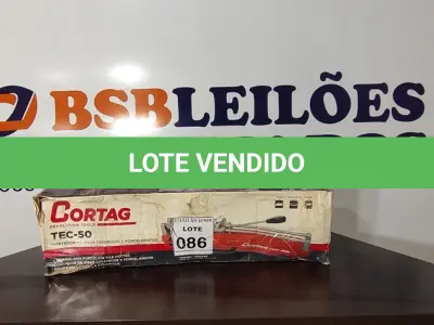 LOTE 086 - 01 CORTADOR DE PISOS E CERÂMICAS E PORCELANATOS MODELO TEC-50 MARCA CORTAG. (NO ESTADO) ATENÇÃO! FAZER A VISITAÇÃO ANTES DE ARREMATAR, NÃO SABEMOS SE FUNCIONA, LEILÃO NÃO TEM GARANTIA E NEM DEVOLUÇÃO, SUJEITO A POSSÍVEIS AVARIAS VISÍVEIS/OCULTAS E/OU AUSÊNCIA DE COMPONENTES.