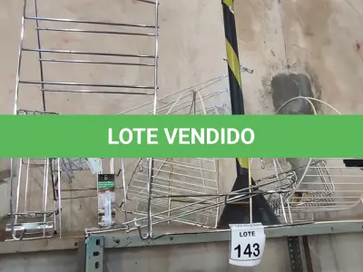 LOTE 143 - 01 LOTE COM SUPORTES DIVERSOS. (NO ESTADO) ATENÇÃO! FAZER A VISITAÇÃO ANTES DE ARREMATAR, NÃO SABEMOS SE FUNCIONA, LEILÃO NÃO TEM GARANTIA E NEM DEVOLUÇÃO, SUJEITO A POSSÍVEIS AVARIAS VISÍVEIS/OCULTAS E/OU AUSÊNCIA DE COMPONENTES.