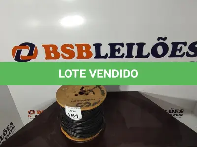 LOTE 161 - 01 ROLO DE FIO COAXIAL. (NO ESTADO) ATENÇÃO! FAZER A VISITAÇÃO ANTES DE ARREMATAR, NÃO SABEMOS SE FUNCIONA, LEILÃO NÃO TEM GARANTIA E NEM DEVOLUÇÃO, SUJEITO A POSSÍVEIS AVARIAS VISÍVEIS/OCULTAS E/OU AUSÊNCIA DE COMPONENTES.