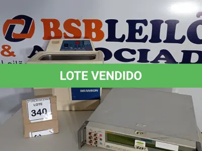 LOTE 340 - 01 BANHO ULTRASSÔNICO E 01 MILÍMETRO. (NO ESTADO) ATENÇÃO! FAZER A VISITAÇÃO ANTES DE ARREMATAR, NÃO SABEMOS SE FUNCIONA. LEILÃO NÃO TEM GARANTIA E NEM DEVOLUÇÃO, SUJEITO A POSSÍVEIS AVARIAS VISÍVEIS/OCULTAS E/OU AUSÊNCIA DE COMPONENTES.