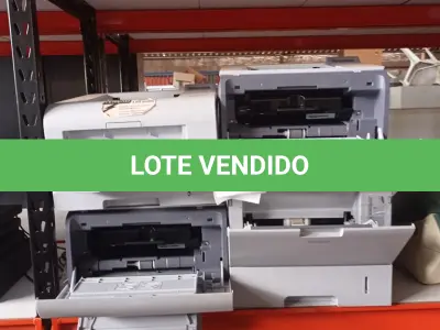 LOTE 327 - 04 IMPRESSORAS SENDO 03 ML-3471ND E 01 ML-3561ND MARCA SAMSUNG. (NO ESTADO) ATENÇÃO! FAZER A VISITAÇÃO ANTES DE ARREMATAR, NÃO SABEMOS SE FUNCIONA. LEILÃO NÃO TEM GARANTIA E NEM DEVOLUÇÃO, SUJEITO A POSSÍVEIS AVARIAS VISÍVEIS/OCULTAS E/OU AUSÊNCIA DE COMPONENTES.