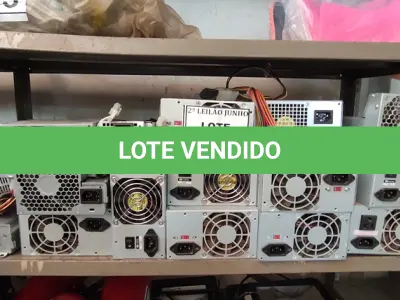 LOTE 017 - 01 LOTE COM GRANDE QUANTIDADE DE FONTES PARA PC DIVERSOS MODELOS. (NO ESTADO) ATENÇÃO! FAZER A VISITAÇÃO ANTES DE ARREMATAR, NÃO SABEMOS SE FUNCIONA, LEILÃO NÃO TEM GARANTIA E NEM DEVOLUÇÃO, SUJEITO A POSSÍVEIS AVARIAS VISÍVEIS/OCULTAS E/OU AUSÊNCIA DE COMPONENTES.