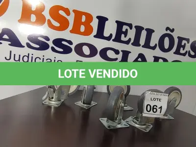 LOTE 061 - 06 RODINHAS SILICONADA. (NO ESTADO) ATENÇÃO! FAZER A VISITAÇÃO ANTES DE ARREMATAR, NÃO SABEMOS SE FUNCIONA, LEILÃO NÃO TEM GARANTIA E NEM DEVOLUÇÃO, SUJEITO A POSSÍVEIS AVARIAS VISÍVEIS/OCULTAS E/OU AUSÊNCIA DE COMPONENTES.