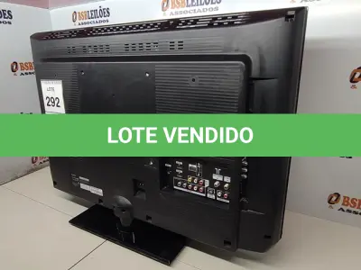 LOTE 292 - 01 TV 32’’ PANASONIC. (NO ESTADO) ATENÇÃO! FAZER A VISITAÇÃO ANTES DE ARREMATAR, NÃO SABEMOS SE FUNCIONA, LEILÃO NÃO TEM GARANTIA E NEM DEVOLUÇÃO, SUJEITO A POSSÍVEIS AVARIAS VISÍVEIS/OCULTAS E/OU AUSÊNCIA DE COMPONENTES.