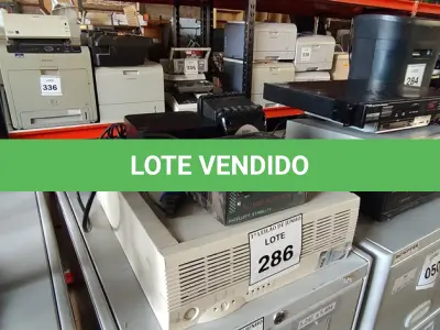 LOTE 286 - 01 NOBREAK 2000V MARCA LACERDA, 01 TRANSFORMADOR, 01 ESTABILIZADOR E 01 FONTE. (NO ESTADO) ATENÇÃO! FAZER A VISITAÇÃO ANTES DE ARREMATAR, NÃO SABEMOS SE FUNCIONA, LEILÃO NÃO TEM GARANTIA E NEM DEVOLUÇÃO, SUJEITO A POSSÍVEIS AVARIAS VISÍVEIS/OCULTAS E/OU AUSÊNCIA DE COMPONENTES.