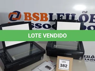 LOTE 382 - 02 IMPRESSORAS MODELO TX410 MARCA EPSON. (NO ESTADO) ATENÇÃO! FAZER A VISITAÇÃO ANTES DE ARREMATAR, NÃO SABEMOS SE FUNCIONA, LEILÃO NÃO TEM GARANTIA E NEM DEVOLUÇÃO, SUJEITO A POSSÍVEIS AVARIAS VISÍVEIS/OCULTAS E/OU AUSÊNCIA DE COMPONENTES.