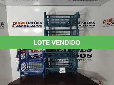LOTE 057 - 06 CESTAS ORGANIZADORAS. (NO ESTADO) ATENÇÃO! FAZER A VISITAÇÃO ANTES DE ARREMATAR, NÃO SABEMOS SE FUNCIONA, LEILÃO NÃO TEM GARANTIA E NEM DEVOLUÇÃO, SUJEITO A POSSÍVEIS AVARIAS VISÍVEIS/OCULTAS E/OU AUSÊNCIA DE COMPONENTES.