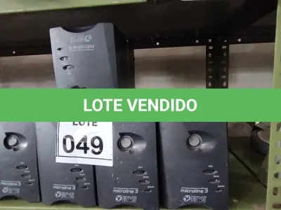 LOTE 049 - 05 FONTES ESTABILIZADORAS MARCA BMI. (NO ESTADO) ATENÇÃO! FAZER A VISITAÇÃO ANTES DE ARREMATAR, NÃO SABEMOS SE FUNCIONA, LEILÃO NÃO TEM GARANTIA E NEM DEVOLUÇÃO, SUJEITO A POSSÍVEIS AVARIAS VISÍVEIS/OCULTAS E/OU AUSÊNCIA DE COMPONENTES.
