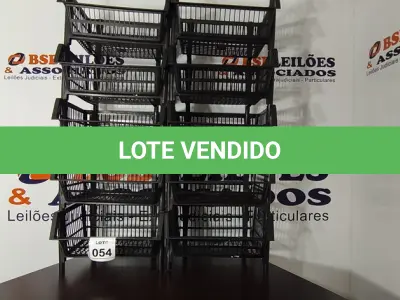 LOTE 054 - 10 CESTAS ORGANIZADORAS NA COR PRETA. (NO ESTADO) ATENÇÃO! FAZER A VISITAÇÃO ANTES DE ARREMATAR, NÃO SABEMOS SE FUNCIONA, LEILÃO NÃO TEM GARANTIA E NEM DEVOLUÇÃO, SUJEITO A POSSÍVEIS AVARIAS VISÍVEIS/OCULTAS E/OU AUSÊNCIA DE COMPONENTES.