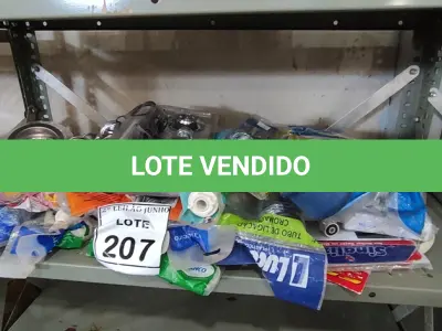 LOTE 207 - 01 LOTE COM DIVERSOS ACESSÓRIOS HIDRÁULICOS. (NO ESTADO) ATENÇÃO! FAZER A VISITAÇÃO ANTES DE ARREMATAR, NÃO SABEMOS SE FUNCIONA, LEILÃO NÃO TEM GARANTIA E NEM DEVOLUÇÃO, SUJEITO A POSSÍVEIS AVARIAS VISÍVEIS/OCULTAS E/OU AUSÊNCIA DE COMPONENTES.