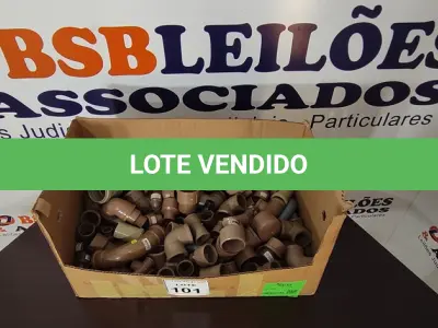 LOTE 101 - 01 LOTE COM GRANDE QUANTIDADE DE CONEXÕES HIDRÁULICAS DE MEDIDAS DIVERSAS. (NO ESTADO) ATENÇÃO! FAZER A VISITAÇÃO ANTES DE ARREMATAR, NÃO SABEMOS SE FUNCIONA, LEILÃO NÃO TEM GARANTIA E NEM DEVOLUÇÃO, SUJEITO A POSSÍVEIS AVARIAS VISÍVEIS/OCULTAS E/OU AUSÊNCIA DE COMPONENTES.