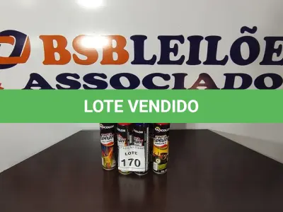 LOTE 170 - 09 TINTAS SPRAY DE CORES DIVERSAS. (NO ESTADO) ATENÇÃO! FAZER A VISITAÇÃO ANTES DE ARREMATAR, NÃO SABEMOS SE FUNCIONA, LEILÃO NÃO TEM GARANTIA E NEM DEVOLUÇÃO, SUJEITO A POSSÍVEIS AVARIAS VISÍVEIS/OCULTAS E/OU AUSÊNCIA DE COMPONENTES.
