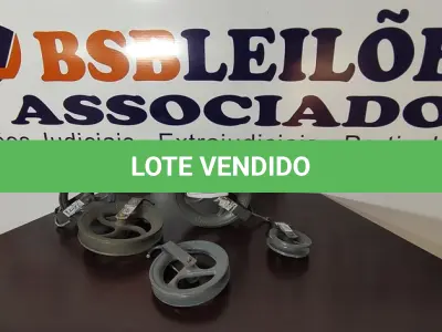 LOTE 109 - 05 ROLDANAS TAMANHOS DIVERSOS. (NO ESTADO) ATENÇÃO! FAZER A VISITAÇÃO ANTES DE ARREMATAR, NÃO SABEMOS SE FUNCIONA, LEILÃO NÃO TEM GARANTIA E NEM DEVOLUÇÃO, SUJEITO A POSSÍVEIS AVARIAS VISÍVEIS/OCULTAS E/OU AUSÊNCIA DE COMPONENTES.