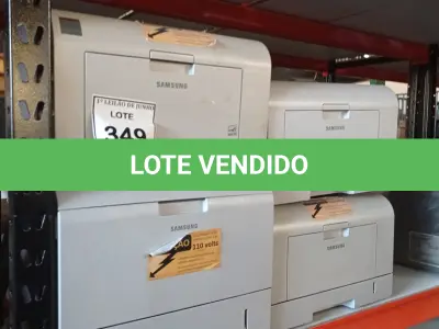 LOTE 349 - 04 IMPRESSORAS SENDO 03 ML-3471ND E 01 ML-3561ND MARCA SAMSUNG. (NO ESTADO) ATENÇÃO! FAZER A VISITAÇÃO ANTES DE ARREMATAR, NÃO SABEMOS SE FUNCIONA. LEILÃO NÃO TEM GARANTIA E NEM DEVOLUÇÃO, SUJEITO A POSSÍVEIS AVARIAS VISÍVEIS/OCULTAS E/OU AUSÊNCIA DE COMPONENTES.