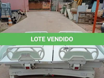 LOTE 305 - 01 CAMA HOSPITALAR ELÉTRICA. (NO ESTADO) ATENÇÃO! FAZER A VISITAÇÃO ANTES DE ARREMATAR, NÃO SABEMOS SE FUNCIONA, LEILÃO NÃO TEM GARANTIA E NEM DEVOLUÇÃO, SUJEITO A POSSÍVEIS AVARIAS VISÍVEIS/OCULTAS E/OU AUSÊNCIA DE COMPONENTES.
