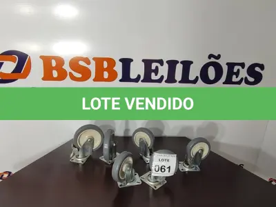 LOTE 061 - 06 RODINHAS SILICONADA. (NO ESTADO) ATENÇÃO! FAZER A VISITAÇÃO ANTES DE ARREMATAR, NÃO SABEMOS SE FUNCIONA, LEILÃO NÃO TEM GARANTIA E NEM DEVOLUÇÃO, SUJEITO A POSSÍVEIS AVARIAS VISÍVEIS/OCULTAS E/OU AUSÊNCIA DE COMPONENTES.