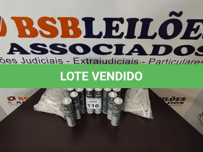LOTE 116 - 16 SELANTES ACRÍLICOS. (NO ESTADO) ATENÇÃO! FAZER A VISITAÇÃO ANTES DE ARREMATAR, NÃO SABEMOS SE FUNCIONA, LEILÃO NÃO TEM GARANTIA E NEM DEVOLUÇÃO, SUJEITO A POSSÍVEIS AVARIAS VISÍVEIS/OCULTAS E/OU AUSÊNCIA DE COMPONENTES.