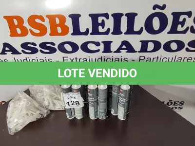 LOTE 128 - 17 SELANTES ACRÍLICOS. (NO ESTADO) ATENÇÃO! FAZER A VISITAÇÃO ANTES DE ARREMATAR, NÃO SABEMOS SE FUNCIONA, LEILÃO NÃO TEM GARANTIA E NEM DEVOLUÇÃO, SUJEITO A POSSÍVEIS AVARIAS VISÍVEIS/OCULTAS E/OU AUSÊNCIA DE COMPONENTES.