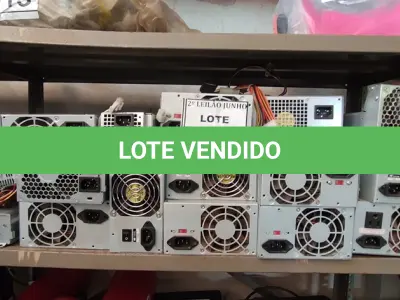 LOTE 017 - 01 LOTE COM GRANDE QUANTIDADE DE FONTES PARA PC DIVERSOS MODELOS. (NO ESTADO) ATENÇÃO! FAZER A VISITAÇÃO ANTES DE ARREMATAR, NÃO SABEMOS SE FUNCIONA, LEILÃO NÃO TEM GARANTIA E NEM DEVOLUÇÃO, SUJEITO A POSSÍVEIS AVARIAS VISÍVEIS/OCULTAS E/OU AUSÊNCIA DE COMPONENTES.