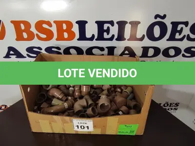 LOTE 101 - 01 LOTE COM GRANDE QUANTIDADE DE CONEXÕES HIDRÁULICAS DE MEDIDAS DIVERSAS. (NO ESTADO) ATENÇÃO! FAZER A VISITAÇÃO ANTES DE ARREMATAR, NÃO SABEMOS SE FUNCIONA, LEILÃO NÃO TEM GARANTIA E NEM DEVOLUÇÃO, SUJEITO A POSSÍVEIS AVARIAS VISÍVEIS/OCULTAS E/OU AUSÊNCIA DE COMPONENTES.
