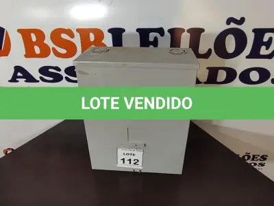 LOTE 112 - 01 QUADRO DE DISTRIBUIÇÃO E 01 CAIXA DE QUADRO ELÉTRICO (NO ESTADO) ATENÇÃO! FAZER A VISITAÇÃO ANTES DE ARREMATAR, NÃO SABEMOS SE FUNCIONA, LEILÃO NÃO TEM GARANTIA E NEM DEVOLUÇÃO, SUJEITO A POSSÍVEIS AVARIAS VISÍVEIS/OCULTAS E/OU AUSÊNCIA DE COMPONENTES.