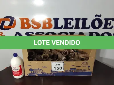 LOTE 150 - 01 LOTE COM GRANDE QUANTIDADE DE CONEXÕES HIDRÁULICAS DE MEDIDAS DIVERSAS E 01 COLA DE TUBO HIDRÁULICO. (NO ESTADO) ATENÇÃO! FAZER A VISITAÇÃO ANTES DE ARREMATAR, NÃO SABEMOS SE FUNCIONA, LEILÃO NÃO TEM GARANTIA E NEM DEVOLUÇÃO, SUJEITO A POSSÍVEIS AVARIAS VISÍVEIS/OCULTAS E/OU AUSÊNCIA DE COMPONENTES.