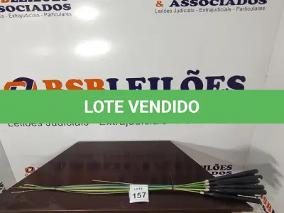 LOTE 157 - 06 VARAS DE FIBRA. (NO ESTADO) ATENÇÃO! FAZER A VISITAÇÃO ANTES DE ARREMATAR, NÃO SABEMOS SE FUNCIONA, LEILÃO NÃO TEM GARANTIA E NEM DEVOLUÇÃO, SUJEITO A POSSÍVEIS AVARIAS VISÍVEIS/OCULTAS E/OU AUSÊNCIA DE COMPONENTES.