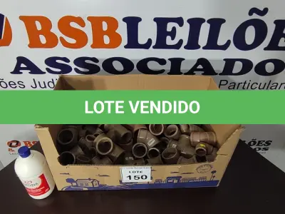 LOTE 150 - 01 LOTE COM GRANDE QUANTIDADE DE CONEXÕES HIDRÁULICAS DE MEDIDAS DIVERSAS E 01 COLA DE TUBO HIDRÁULICO. (NO ESTADO) ATENÇÃO! FAZER A VISITAÇÃO ANTES DE ARREMATAR, NÃO SABEMOS SE FUNCIONA, LEILÃO NÃO TEM GARANTIA E NEM DEVOLUÇÃO, SUJEITO A POSSÍVEIS AVARIAS VISÍVEIS/OCULTAS E/OU AUSÊNCIA DE COMPONENTES.
