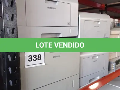 LOTE 338 - 04 IMPRESSORAS SENDO 03 ML-3471ND E 01 ML-3561ND MARCA SAMSUNG. (NO ESTADO) ATENÇÃO! FAZER A VISITAÇÃO ANTES DE ARREMATAR, NÃO SABEMOS SE FUNCIONA. LEILÃO NÃO TEM GARANTIA E NEM DEVOLUÇÃO, SUJEITO A POSSÍVEIS AVARIAS VISÍVEIS/OCULTAS E/OU AUSÊNCIA DE COMPONENTES.