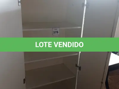 LOTE 378 - 01 ARMÁRIOS ALTO PARA ESCRITÓRIO 02 PORTA CADA COM 03 COMPARTIMENTOS. (NO ESTADO) ATENÇÃO! FAZER A VISITAÇÃO ANTES DE ARREMATAR, NÃO SABEMOS SE FUNCIONA. LEILÃO NÃO TEM GARANTIA E NEM DEVOLUÇÃO, SUJEITO A POSSÍVEIS AVARIAS VISÍVEIS/OCULTAS E/OU AUSÊNCIA DE COMPONENTES.
