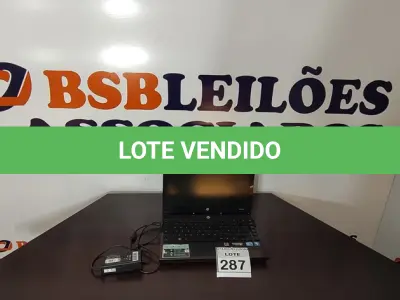 LOTE 287 - 01 NOTEBOOK COM CARREGADOR MARCA HP. (NO ESTADO) ATENÇÃO! FAZER A VISITAÇÃO ANTES DE ARREMATAR, NÃO SABEMOS SE FUNCIONA, LEILÃO NÃO TEM GARANTIA E NEM DEVOLUÇÃO, SUJEITO A POSSÍVEIS AVARIAS VISÍVEIS/OCULTAS E/OU AUSÊNCIA DE COMPONENTES.