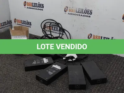 LOTE 516 - 05 FONTES PARA NOTEBOOKS VOLTAGENS DIVERSAS. (NO ESTADO) ATENÇÃO! FAZER A VISITAÇÃO ANTES DE ARREMATAR, NÃO SABEMOS SE FUNCIONA, LEILÃO NÃO TEM GARANTIA E NEM DEVOLUÇÃO, SUJEITO A POSSÍVEIS AVARIAS VISÍVEIS/OCULTAS E/OU AUSÊNCIA DE COMPONENTES.
