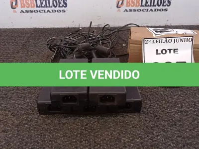LOTE 337 - 05 FONTES PARA NOTEBOOKS VOLTAGENS DIVERSAS. (NO ESTADO) ATENÇÃO! FAZER A VISITAÇÃO ANTES DE ARREMATAR, NÃO SABEMOS SE FUNCIONA, LEILÃO NÃO TEM GARANTIA E NEM DEVOLUÇÃO, SUJEITO A POSSÍVEIS AVARIAS VISÍVEIS/OCULTAS E/OU AUSÊNCIA DE COMPONENTES.