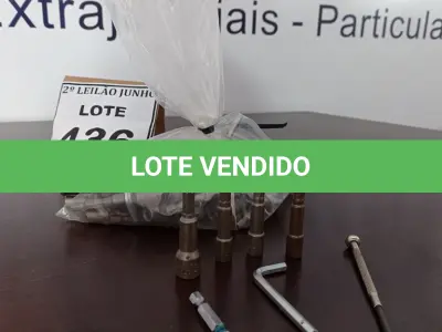 LOTE 436 - 01 LOTE COM GRANDE QUANTIDADE DE SOQUETE DE ÂNGULO RETO MAGNÉTICO. (NO ESTADO) ATENÇÃO! FAZER A VISITAÇÃO ANTES DE ARREMATAR, NÃO SABEMOS SE FUNCIONA, LEILÃO NÃO TEM GARANTIA E NEM DEVOLUÇÃO, SUJEITO A POSSÍVEIS AVARIAS VISÍVEIS/OCULTAS E/OU AUSÊNCIA DE COMPONENTES.