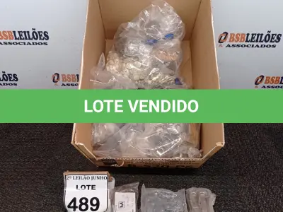 LOTE 489 - 01 LOTE COM GRANDE QUANTIDADE DE ACABAMENTOS PARA MÓVEIS. (NO ESTADO) ATENÇÃO! FAZER A VISITAÇÃO ANTES DE ARREMATAR, NÃO SABEMOS SE FUNCIONA, LEILÃO NÃO TEM GARANTIA E NEM DEVOLUÇÃO, SUJEITO A POSSÍVEIS AVARIAS VISÍVEIS/OCULTAS E/OU AUSÊNCIA DE COMPONENTES.