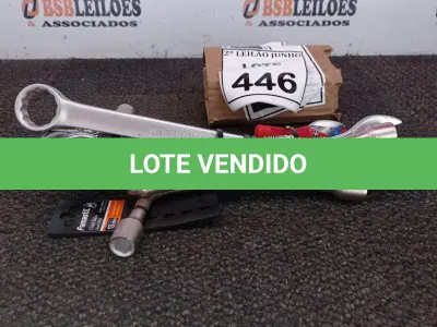 LOTE 446 - 03 CHAVES BIELA E 04 CHAVES COMBINADAS. (NO ESTADO) ATENÇÃO! FAZER A VISITAÇÃO ANTES DE ARREMATAR, NÃO SABEMOS SE FUNCIONA, LEILÃO NÃO TEM GARANTIA E NEM DEVOLUÇÃO, SUJEITO A POSSÍVEIS AVARIAS VISÍVEIS/OCULTAS E/OU AUSÊNCIA DE COMPONENTES.
