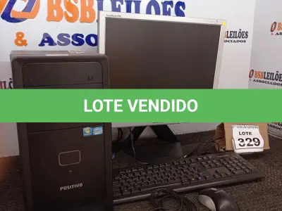 LOTE 329 - 01CPU 2°GERAÇÃO I7 12GB HD 500 MARCA POSITIVO, 01 MONITOR MARCA SAMSUNG COM TECLADO E MOUSE. (NO ESTADO) ATENÇÃO! FAZER A VISITAÇÃO ANTES DE ARREMATAR, NÃO SABEMOS SE FUNCIONA, LEILÃO NÃO TEM GARANTIA E NEM DEVOLUÇÃO, SUJEITO A POSSÍVEIS AVARIAS VISÍVEIS/OCULTAS E/OU AUSÊNCIA DE COMPONENTES.